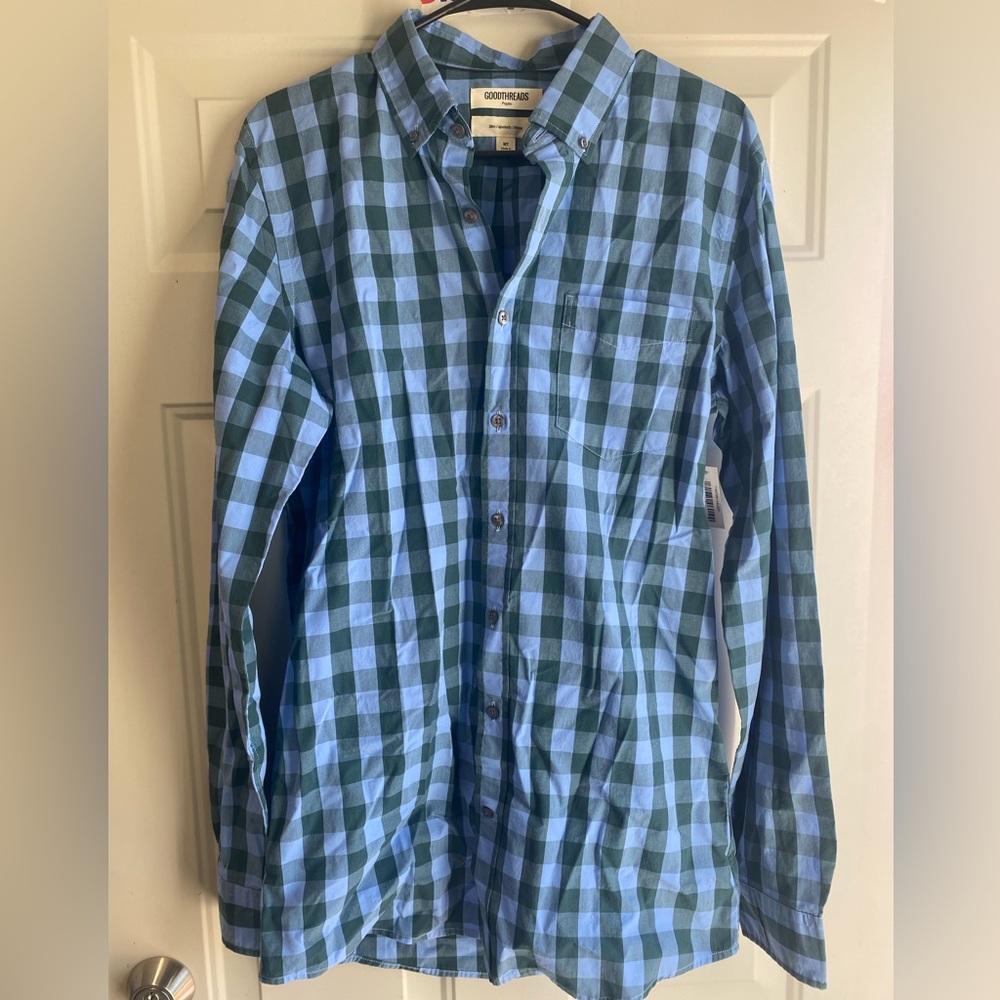 Goodthreads slim MT plaid button up shirt